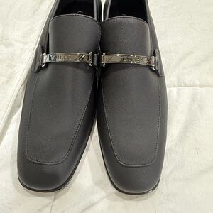 Guess Men's Black Slip-On Loafers